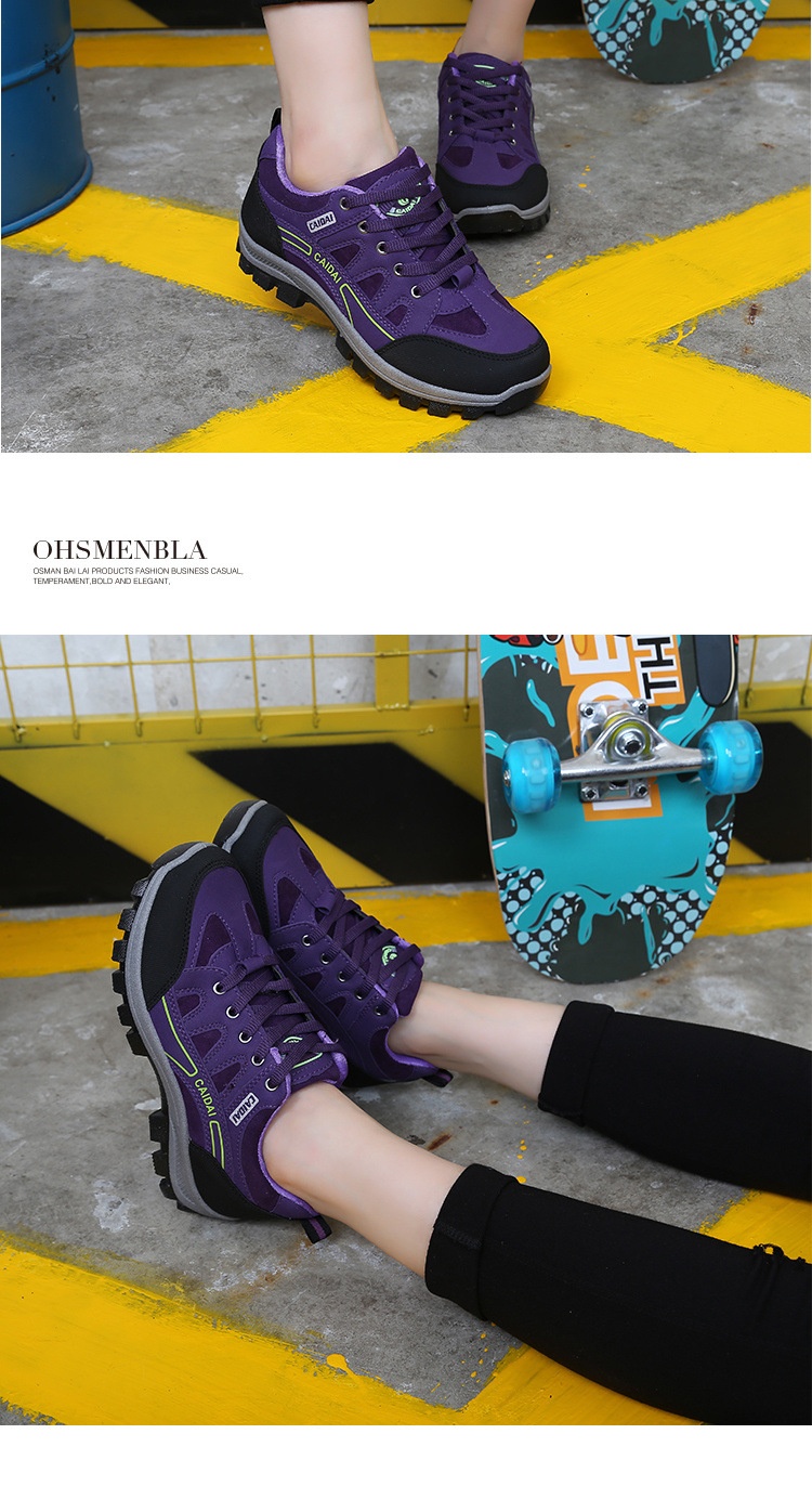 Scarpe sportive leggere ActiveGo da donna, traspiranti e antiurto, da trekking, per autunno e inverno, con suola morbida_voghion.com