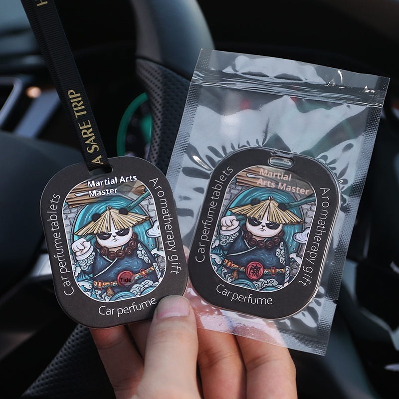Chinese Style Ornament Air Freshener Interior Hanging Decoration Perfume Long-lasting Light Car Fragrance Card_voghion.com