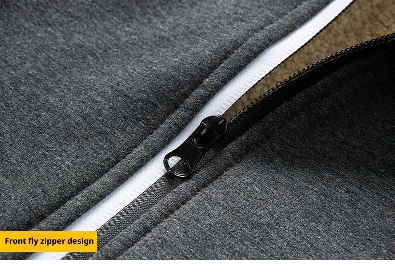 Felpa con cappuccio invernale da uomo, personalizzata, europea e americana, alla moda, con fodera in pile spesso e antifreddo, in agnello_voghion.com