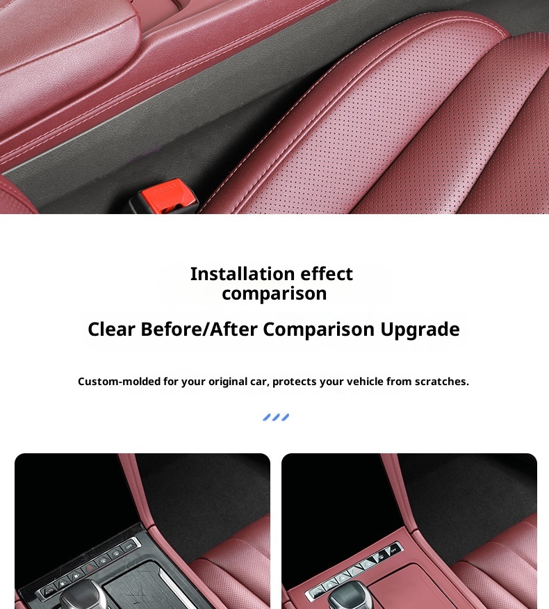 23-25 Models Hongqi H5 Central Control Panel Silicone Pad H6 Static Cling Anti-Slip Shock Absorption Car_voghion.com