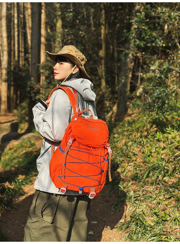 ActiveGo Cross-border Lightweight Men's Drawstring Large Capacity Outdoor Travel Backpack, Women's College Student Backpack_voghion.com