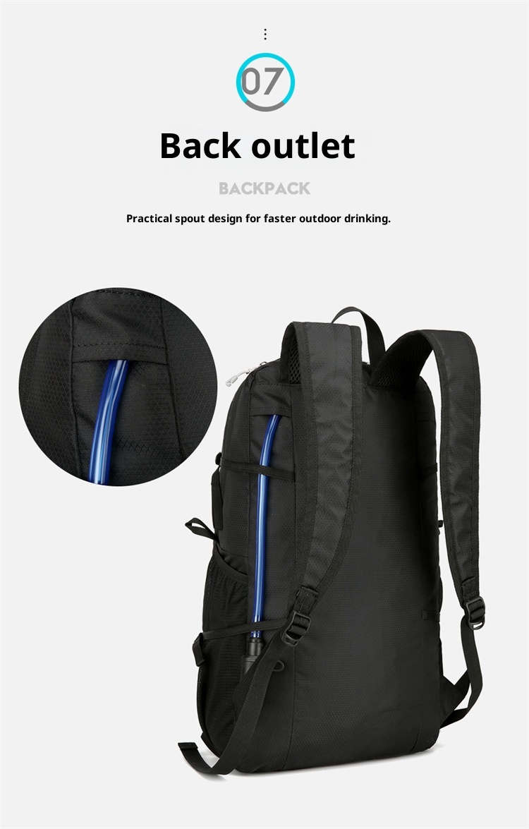 ActiveGo Warnerheim Hiking Men Folding Waterproof Trekking Bag Women Casual Large Capacity Lightweight Backpack_voghion.com