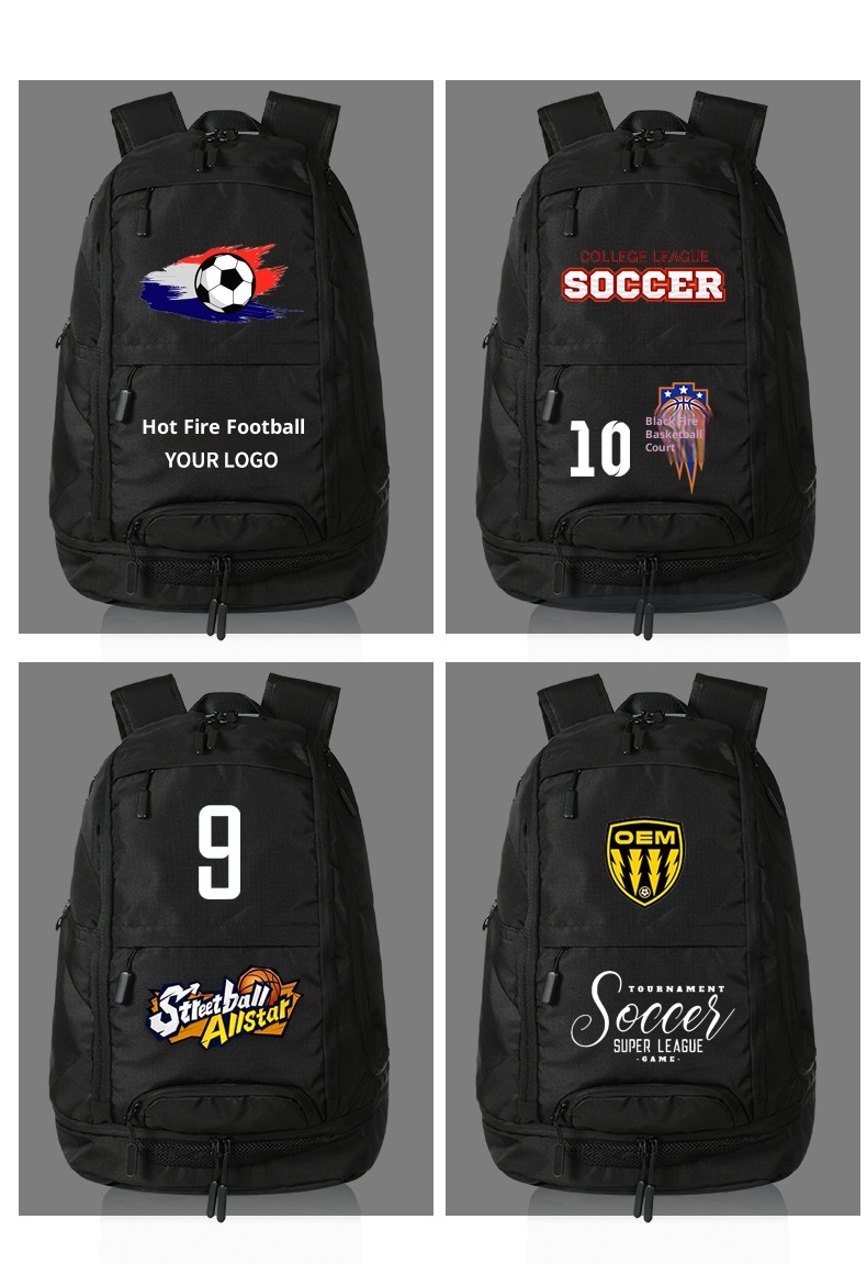 ActiveGo Large Capacity Travel Dry Wet Separation Outdoor Sports Fitness Men Basketball Backpack Football Bag Independent Shoe_voghion.com