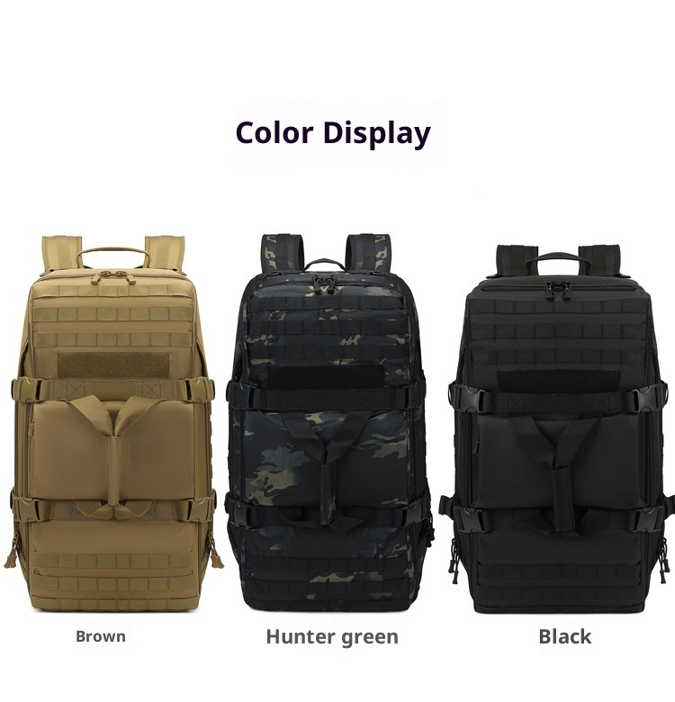 ActiveGo Outdoor 60L Dual-use Travel Handbag Multifunctional Large Capacity Luggage Bag Hiking Backpack_voghion.com