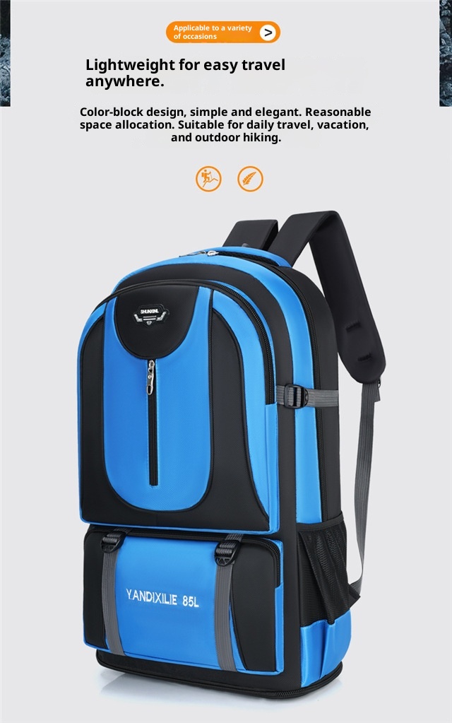 ActiveGo Cross-border Capacity Hiking Outdoor Travel Oxford Cloth Extra Large Luggage Bag Working Men Backpack Wholesale_voghion.com