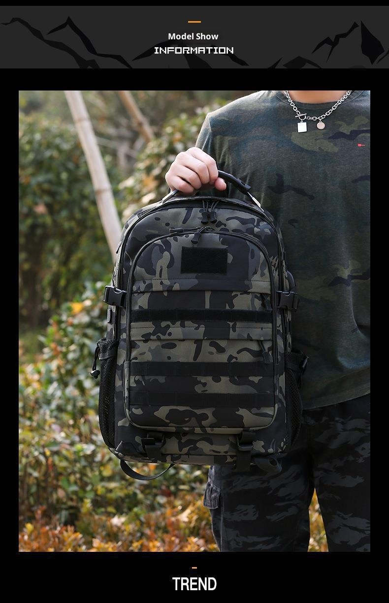 ActiveGo Men Outdoor Tactical Backpack Mountaineering Large Capacity Sports Camouflage School Camping Luggage Bag Air Cushion_voghion.com