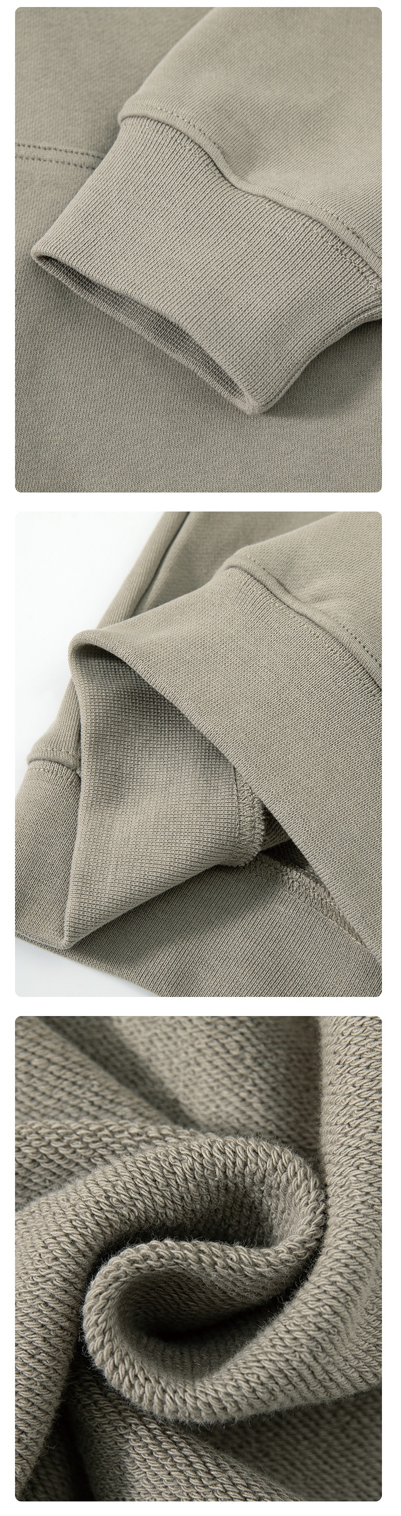 ragazzo Ragazzo KITE Abbigliamento Uomo Autunno Inverno 2025 Stile Americano Transfrontaliero Largo Tinta Unita Basic 430G Puro Cotone Con Cappuccio_voghion.com