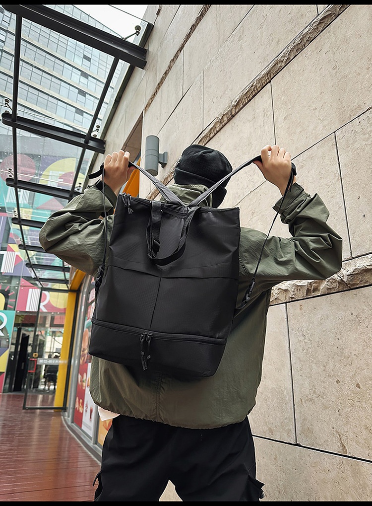 Zaino multifunzionale da uomo ActiveGo, grande capacità, impermeabile, per escursioni, alla moda, per studenti universitari, zaino per laptop_voghion.com