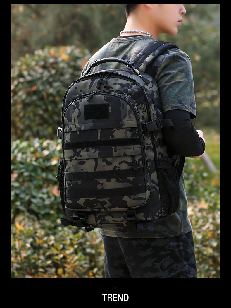 ActiveGo Men Outdoor Tactical Backpack Mountaineering Large Capacity Sports Camouflage School Camping Luggage Bag Air Cushion_voghion.com