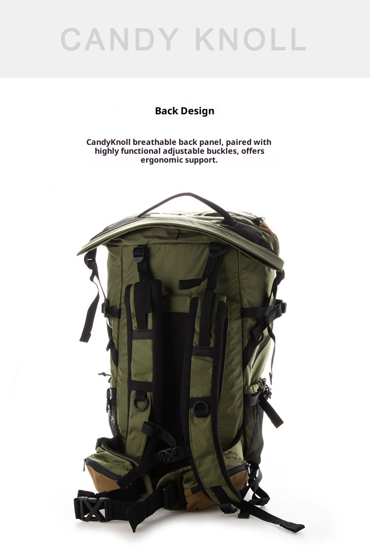 ActiveGo Wanderrucksack mit großem Fassungsvermögen, wasserdicht, professionell, leicht, für Damen und Herren, Doppeltragegestell_voghion.com