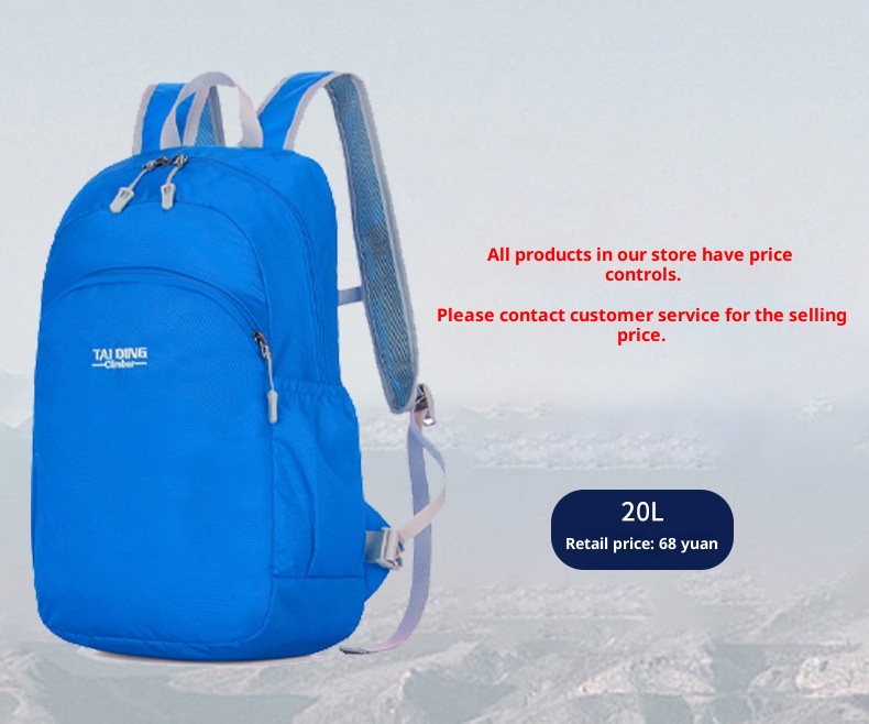 ActiveGo Backpack Handheld Women's Hiking Outdoor Sports Travel Cycling Large Capacity Foldable Waist Bag Lightweight Waterproof_voghion.com