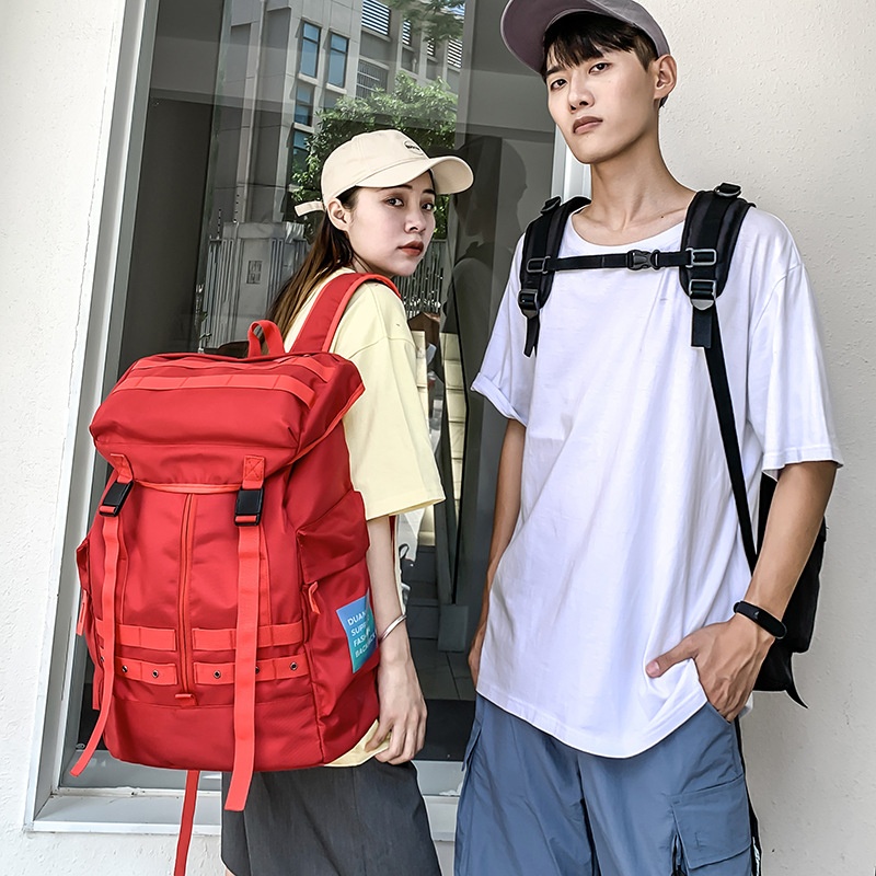 ActiveGo Street Fashion Trendy Backpack For Men And Women, College Students Ski Simple Practical Casual Bag, Large Capacity_voghion.com