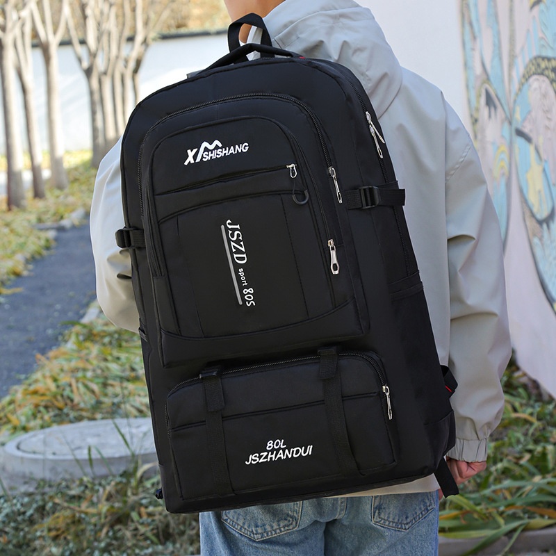 Zaino da escursionismo ActiveGo, extra large, per alpinismo, casual, da viaggio, per esterni, con doppia tracolla_voghion.com