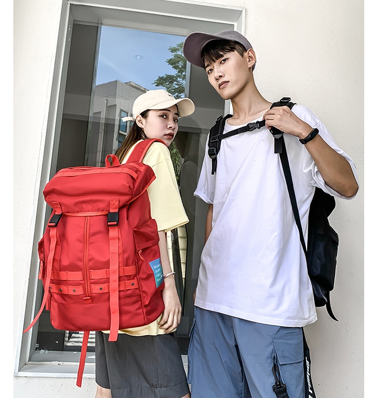 ActiveGo Street Fashion Trendy Backpack For Men And Women, College Students Ski Simple Practical Casual Bag, Large Capacity_voghion.com