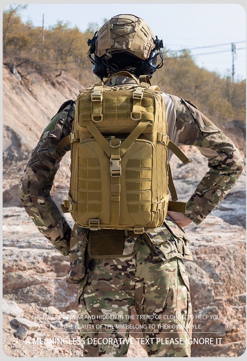 ActiveGo New Product Tactical Camouflage Men's Outdoor Mountaineering Hiking Camping Multifunctional Large Capacity_voghion.com