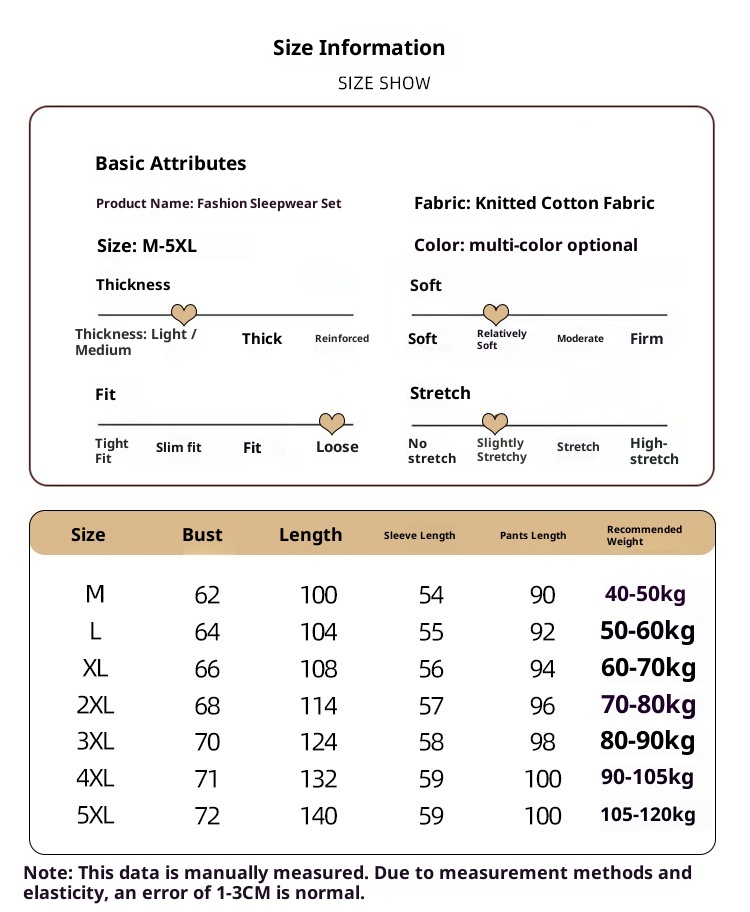 ChicShe Cross-Border Women's Pajamas Spring Long Sleeve 2024 New Autumn And Winter Plus Size Thin Loose Cardigan Loungewear_voghion.com