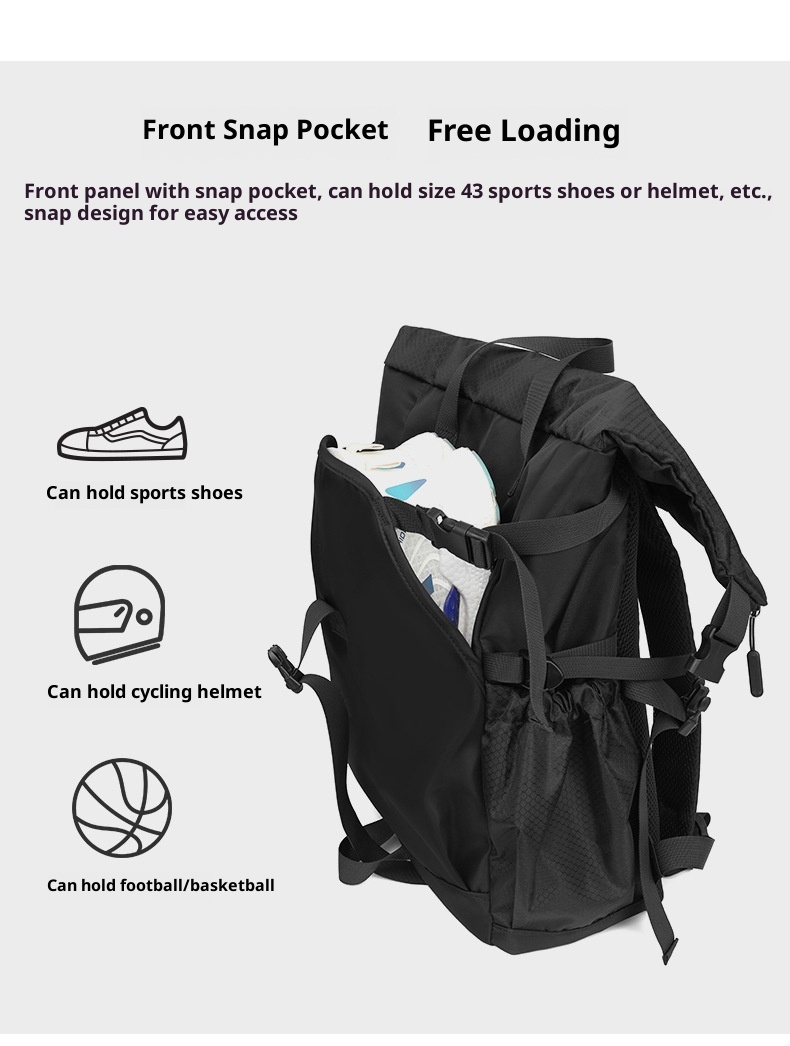 Zaino sportivo ActiveGo per alpinismo, ciclismo, escursionismo, grande capacità, leggero, da viaggio, per lavoro, computer_voghion.com