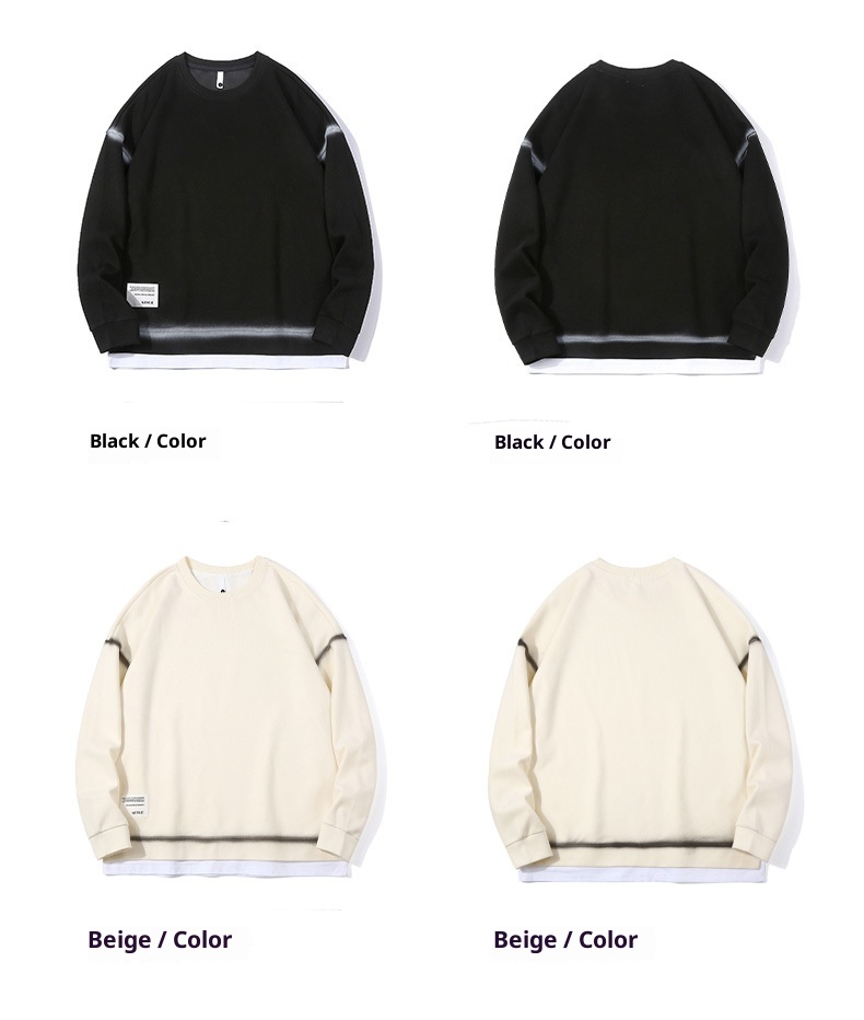 Unisex-Sweatshirt im neuen Herbst-Stil für Jungen, zweiteilig, Herren-Hoodie, lässige Outdoor-Jacke_voghion.com