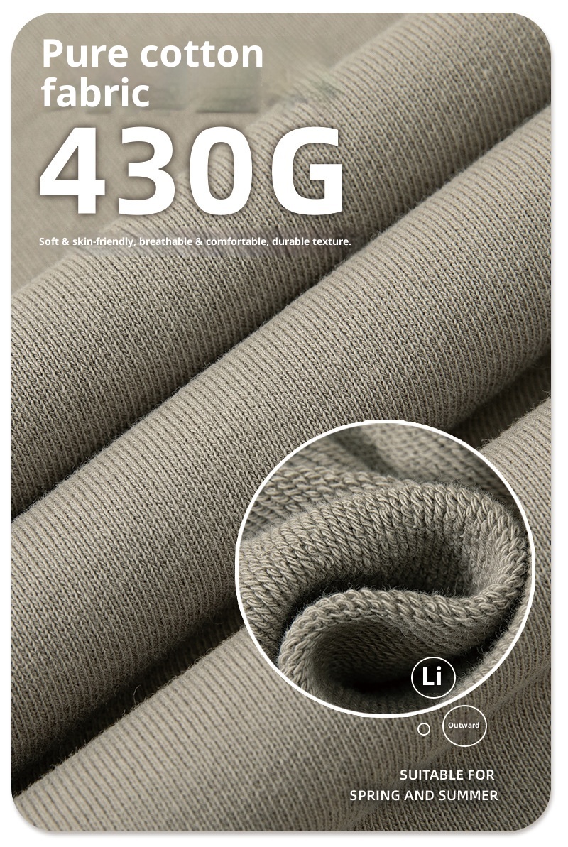 ragazzo Ragazzo KITE Abbigliamento Uomo Autunno Inverno 2025 Stile Americano Transfrontaliero Largo Tinta Unita Basic 430G Puro Cotone Con Cappuccio_voghion.com