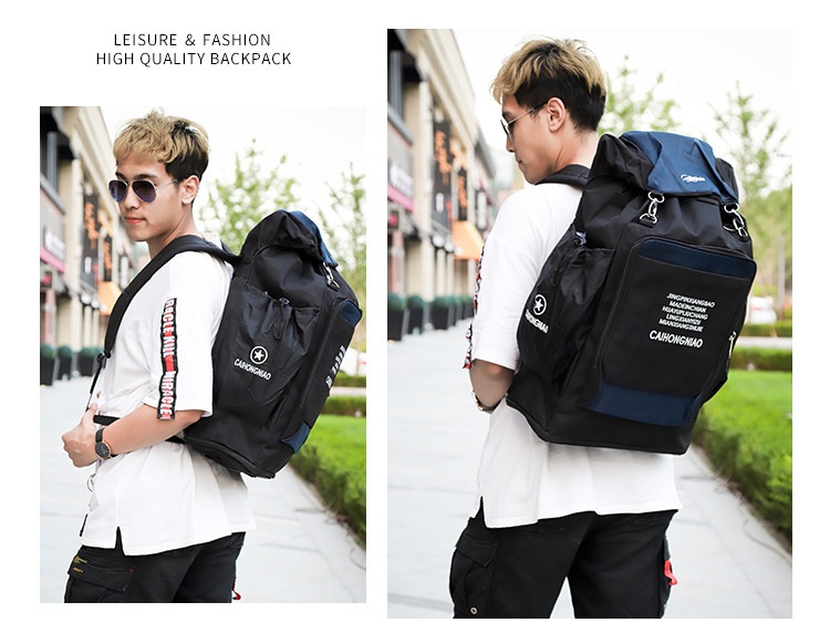 ActiveGo Mountaineering Double Shoulder Men's Travel Luggage Bag Women's Waterproof Multi-Functional Large Capacity Sports Hiking_voghion.com