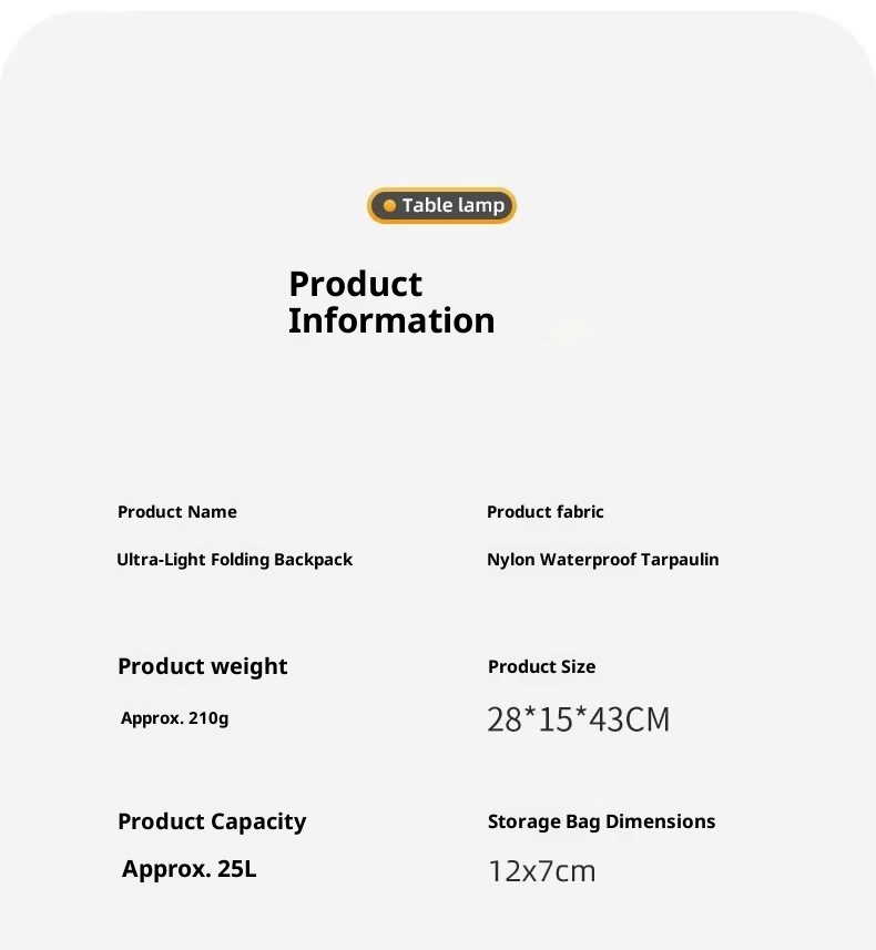 ActiveGo Sports Foldable New Travel Bag Ultra-Light Mountaineering Large Capacity Casual Backpack_voghion.com