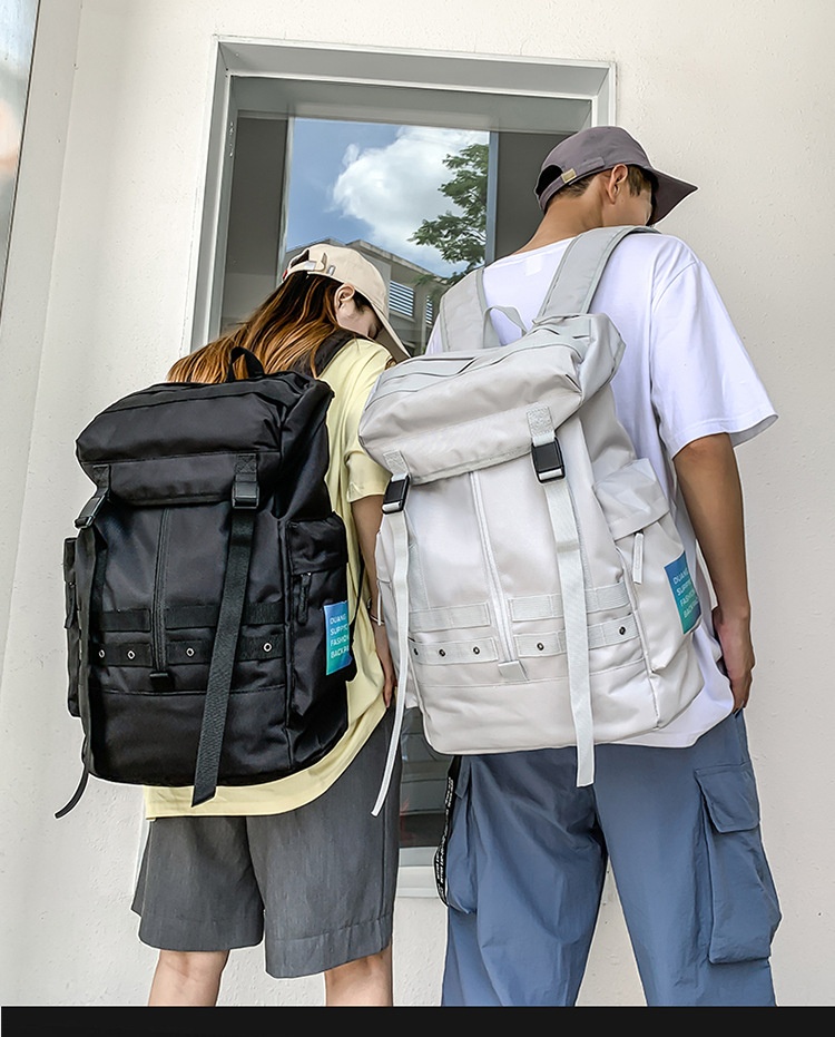 ActiveGo Street Fashion Trendy Backpack For Men And Women, College Students Ski Simple Practical Casual Bag, Large Capacity_voghion.com