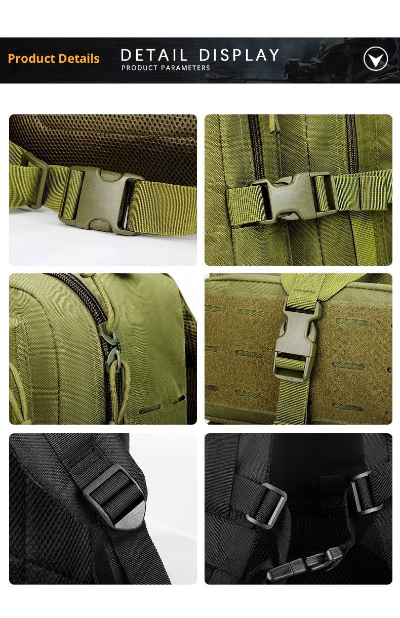 ActiveGo Men's And Women's Outdoor Sports Large Capacity Backpack Camping Hiking Tactical Travel Mountaineering Bag_voghion.com