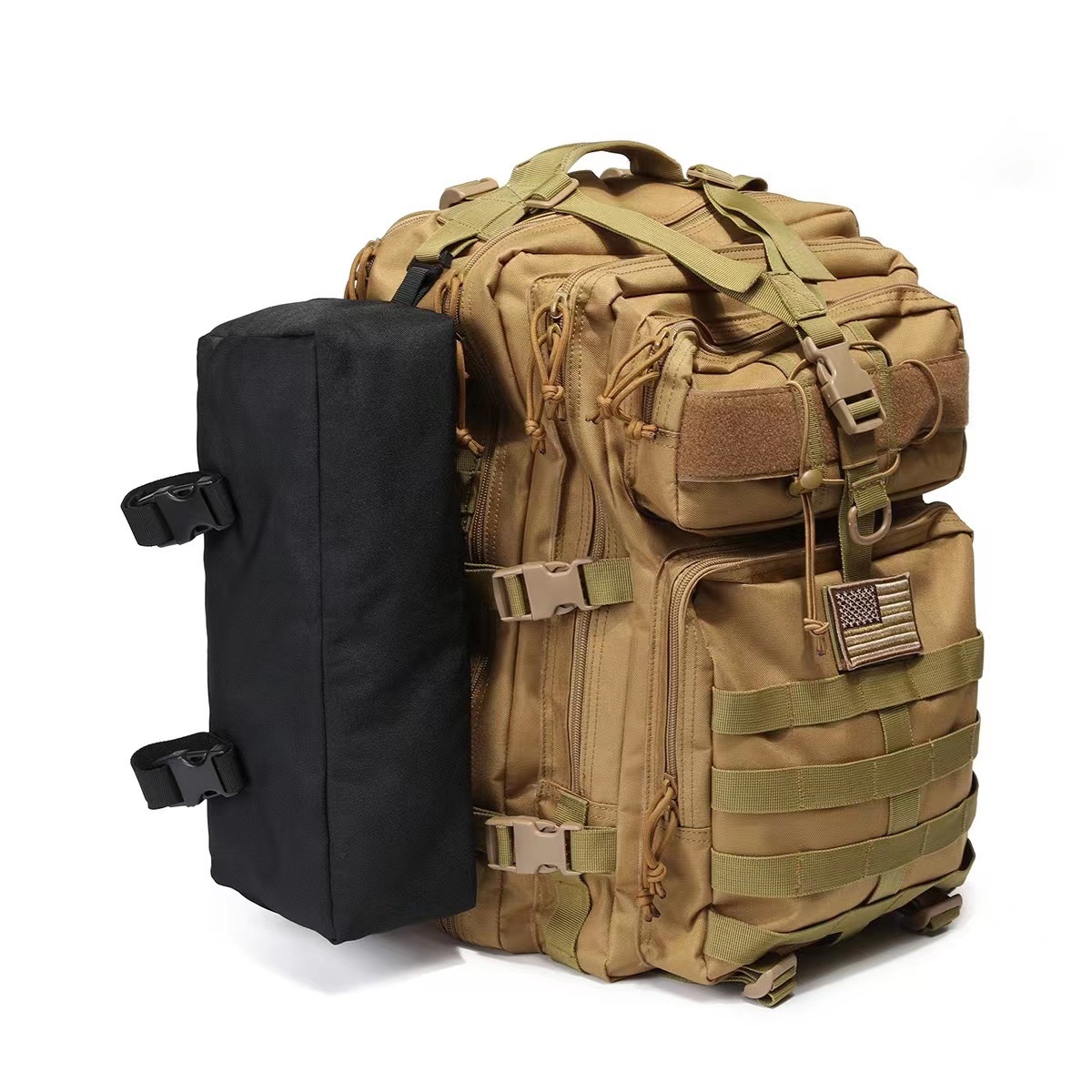 ActiveGo Outdoor Strapazierfähiger 900D 3P Rucksack mit großem Fassungsvermögen für Bergsteigerausrüstung, CS Level 3 Rucksack, tragbar_voghion.com