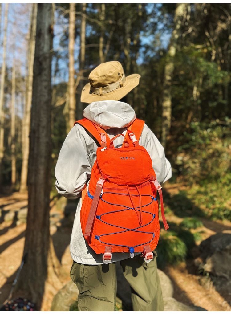 ActiveGo Cross-border Lightweight Men's Drawstring Large Capacity Outdoor Travel Backpack, Women's College Student Backpack_voghion.com