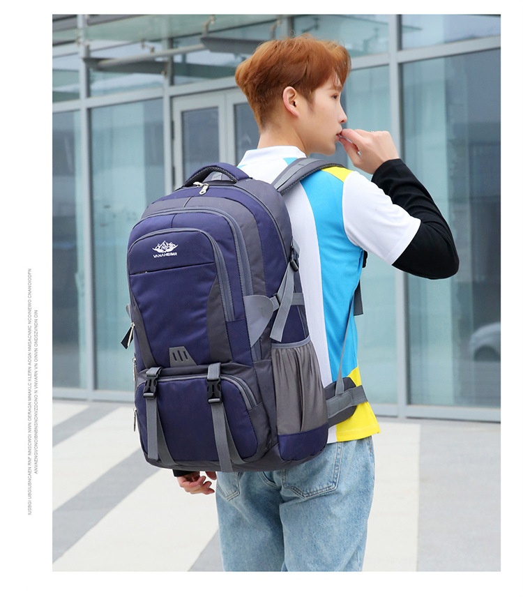 ActiveGo Outdoor Hiking Double Shoulder Men's Travel Bag Large Capacity Women's Lightweight Trekking Backpack_voghion.com