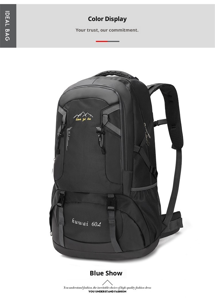ActiveGo New 60L Large Capacity Men Outdoor Hiking Climbing Sports Leisure Travel Backpack For Women_voghion.com