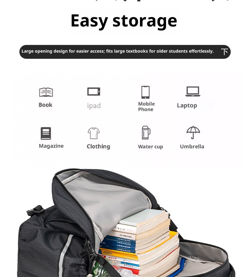 ActiveGo Sesame Baby New Multifunctional Large Capacity Unisex Backpack Casual Sports Style Outdoor Luggage Hiking Bag_voghion.com