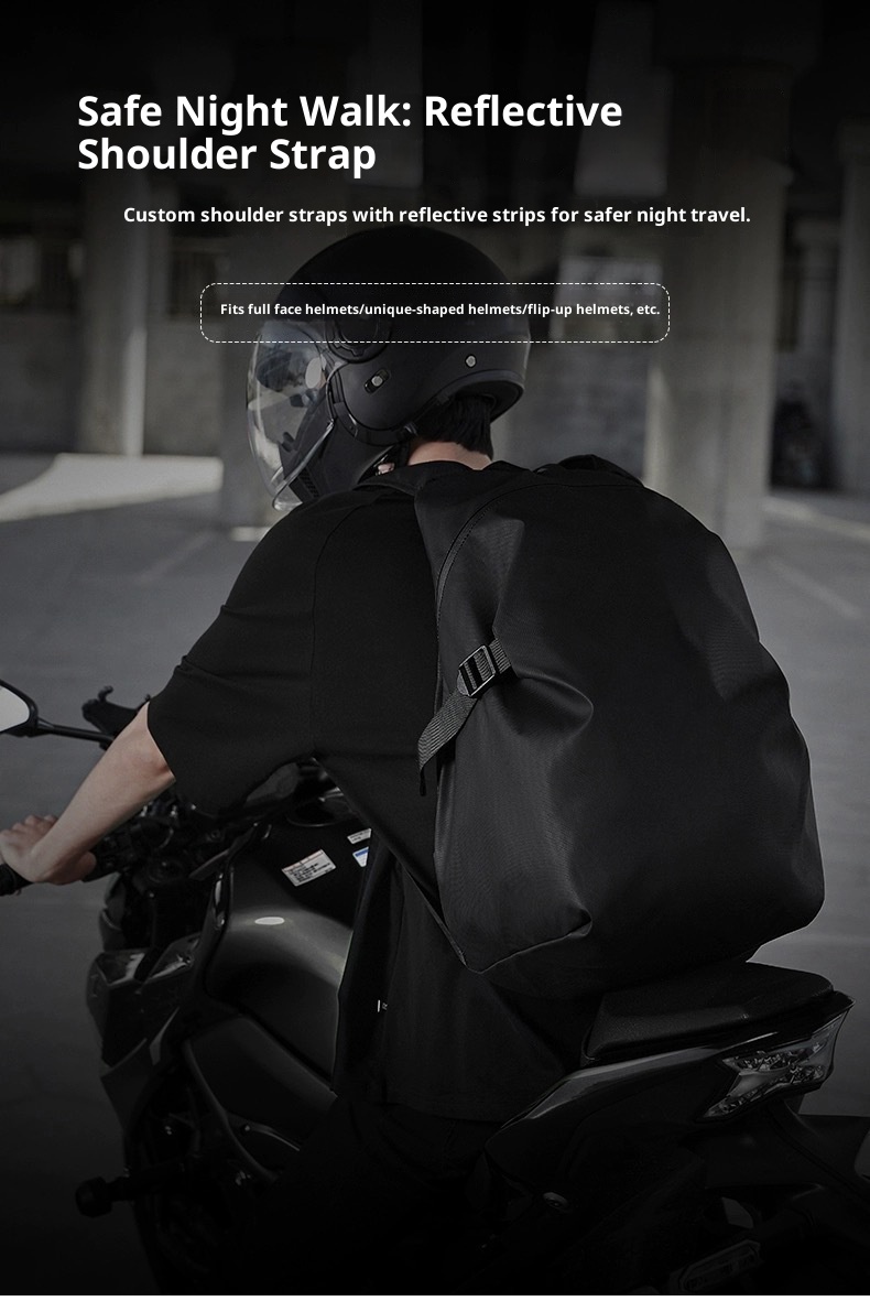 ActiveGo Helm auf Lager Outdoor-Sportarten Reiten Großer Fassungsvermögen Multifunktionaler wasserdichter Rucksack Pendler Motorrad Schultasche_voghion.com