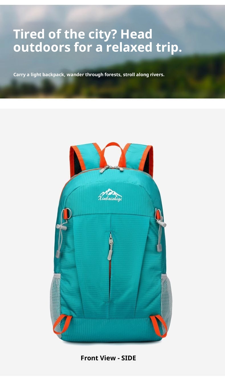 ActiveGo Sports Foldable New Travel Bag Ultra-Light Mountaineering Large Capacity Casual Backpack_voghion.com