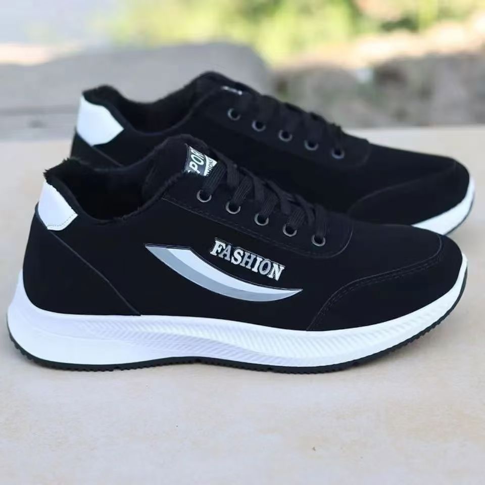 ActiveGo Laufschuhe für Herren, Herbst und Winter, rutschfest, weiche Sohle, strapazierfähig, kariert, Freizeitschuhe für Herren_voghion.com