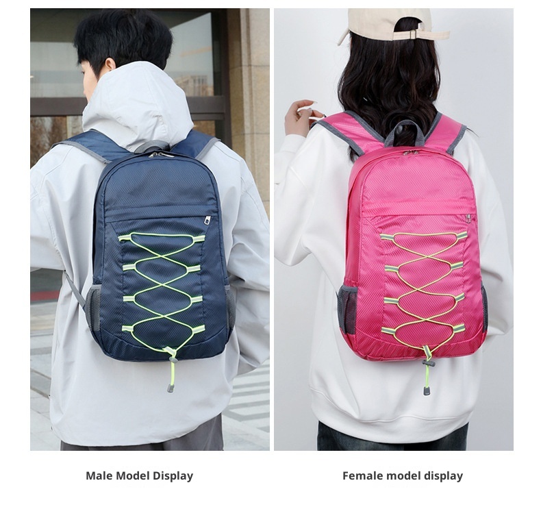 ActiveGo Outdoor Faltbarer Rucksack für Damen und Herren, Multifunktionaler Wander-, Sport- und Reiserucksack, Großes Fassungsvermögen, Tragbar zum Klettern_voghion.com