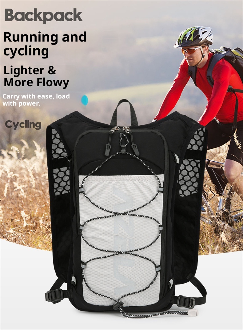 ActiveGo Azera Denim Mountain Water Set Off-Road Travel Large Capacity Backpack Sports Outdoor Hiking Running Cycling Bag_voghion.com