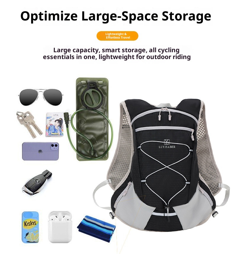 ActiveGo Large Capacity Hiking Water-Resistant Off-Road Cycling Cross-Border Multi-Functional Sports Backpack Marathon Hydration_voghion.com