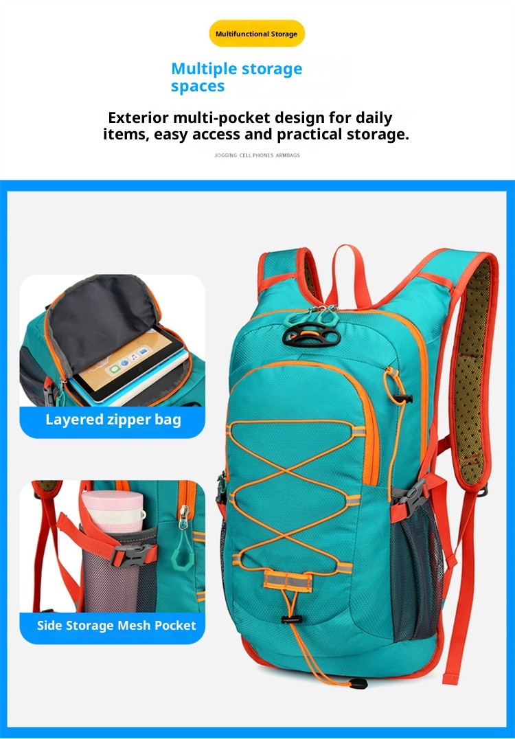 ActiveGo 2025 Cross-Border New Waterproof Cycling Travel Large Capacity Wear-Resistant Sports Polyester Outdoor Backpack_voghion.com