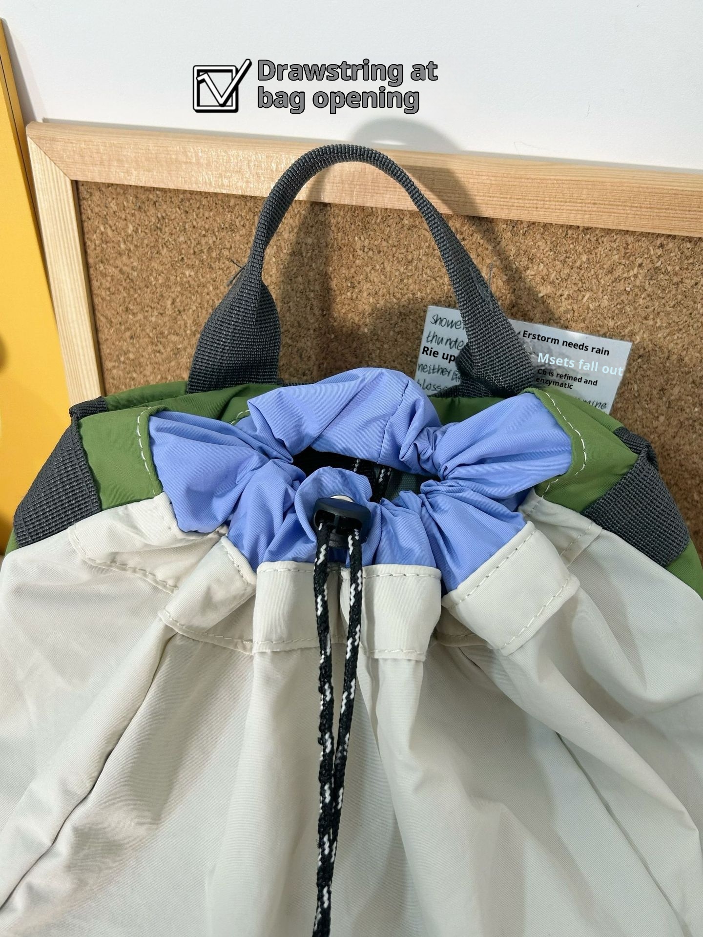 ActiveGo Lightweight Casual Travel Men's Drawstring Bag Women's Outdoor Sports Hiking Large Capacity Pleated Backpack_voghion.com