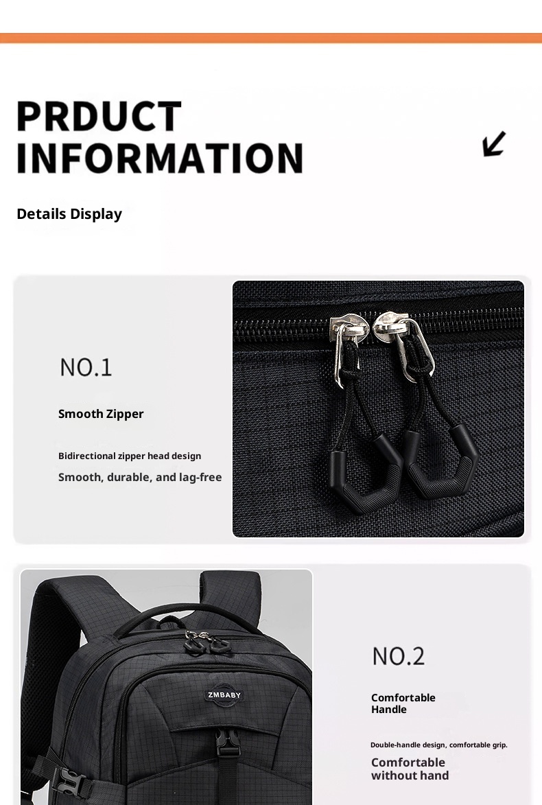 ActiveGo Sesame Baby New Multifunctional Large Capacity Unisex Backpack Casual Sports Style Outdoor Luggage Hiking Bag_voghion.com