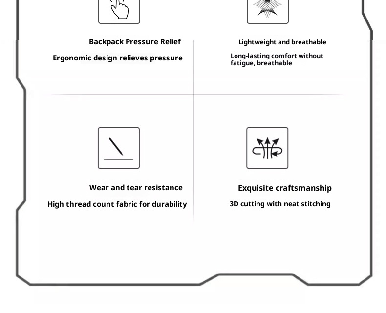 ActiveGo Sesame Baby New Multifunctional Large Capacity Unisex Backpack Casual Sports Style Outdoor Luggage Hiking Bag_voghion.com