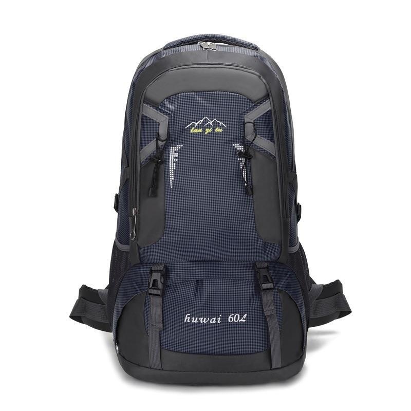 ActiveGo 60L Large Capacity Outdoor Hiking Water-Resistant Nylon Bag Couple Casual Sports Travel Backpack_voghion.com