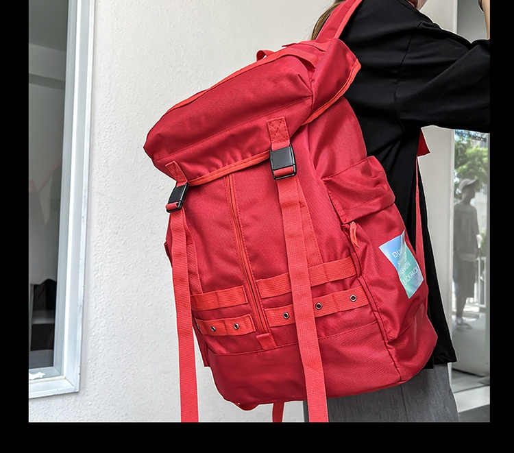 ActiveGo Street Fashion Trendy Backpack For Men And Women, College Students Ski Simple Practical Casual Bag, Large Capacity_voghion.com