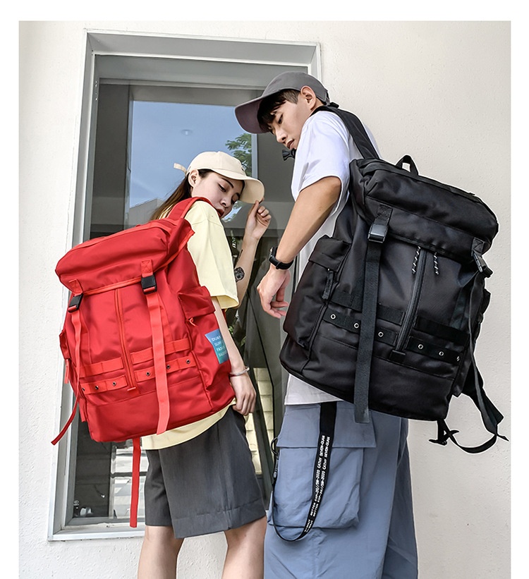 ActiveGo Street Fashion Trendy Backpack For Men And Women, College Students Ski Simple Practical Casual Bag, Large Capacity_voghion.com