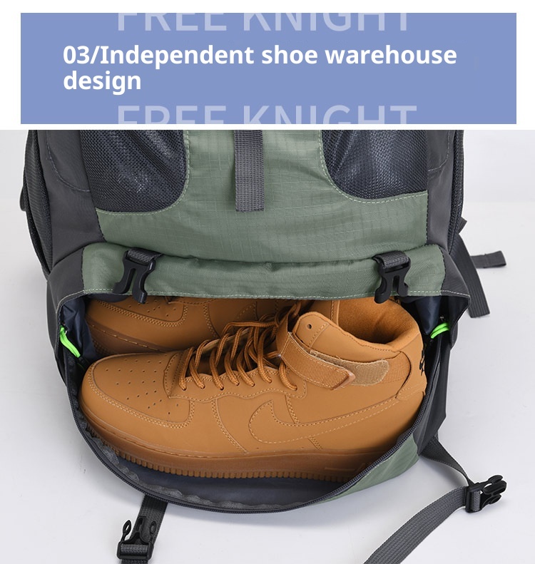 Zaino da alpinismo professionale ActiveGo da 50 litri, sportivo, unisex, di grande capacità, leggero, per escursionismo, arrampicata, viaggio_voghion.com