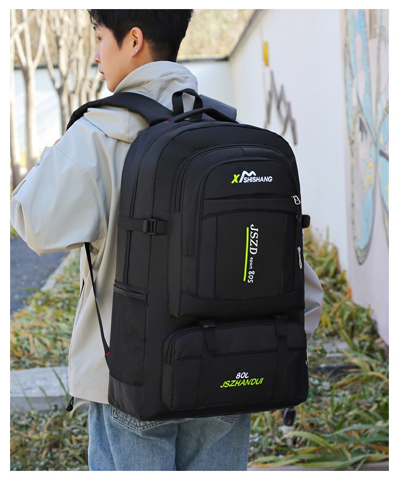 Zaino da escursionismo ActiveGo, extra large, per alpinismo, casual, da viaggio, per esterni, con doppia tracolla_voghion.com