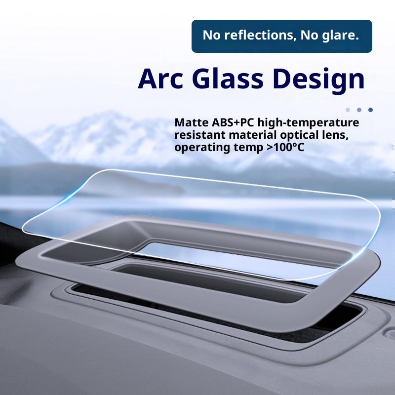 Compatible With 24 Models Of JiKrypton 009 Curved Fifth Generation Head-Up Display Protective Cover Dashboard HUD Car_voghion.com