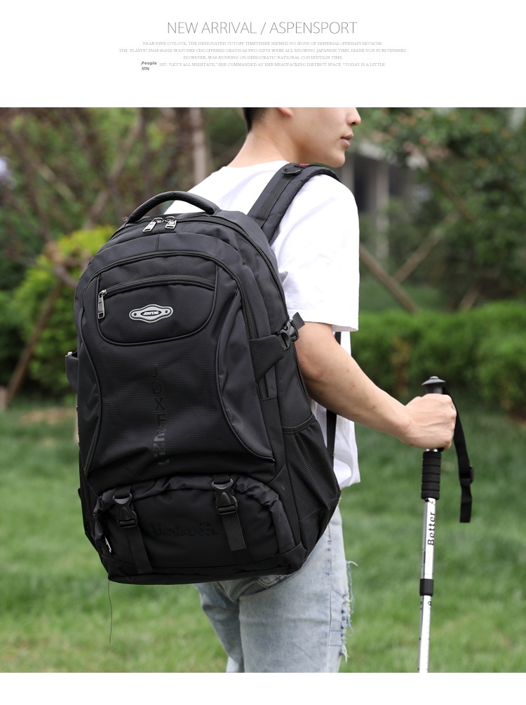 ActiveGo Outdoor Men Large Capacity Lightweight Casual Hiking Backpack Women Waterproof Travel Mountaineering Bag_voghion.com