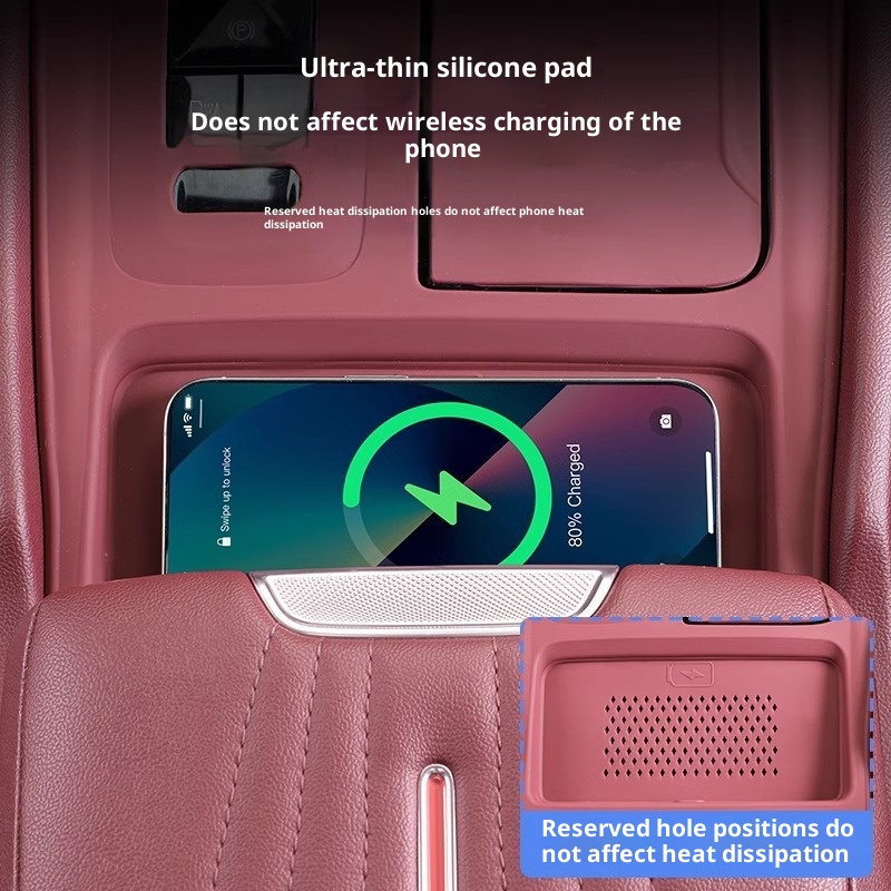 23-25 Models Hongqi H5 Central Control Panel Silicone Pad H6 Static Cling Anti-Slip Shock Absorption Car_voghion.com